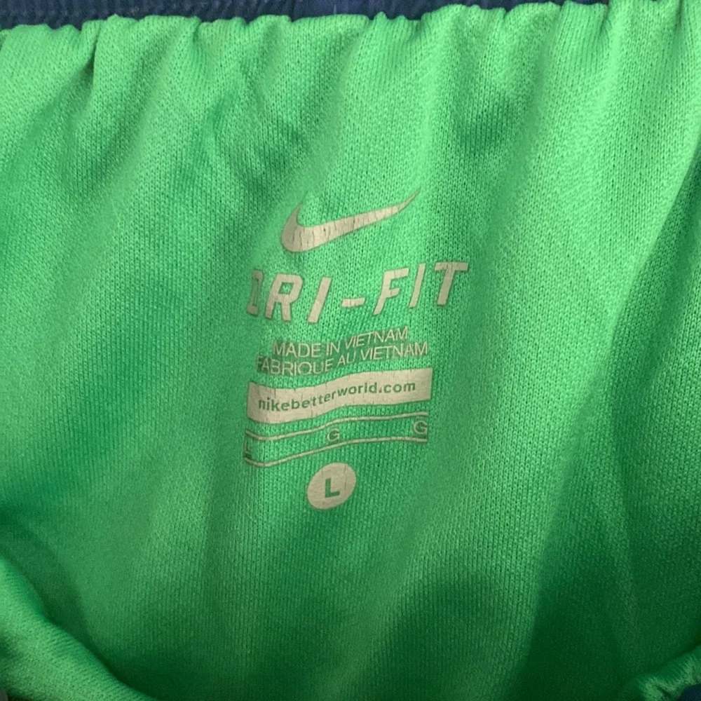 Blue, Green, and Neon Green Nike Tempo Fri-fit Running Shorts size Large - Picture 2 of 7